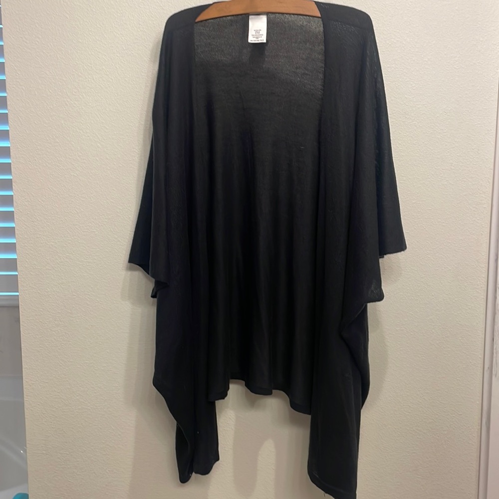 Black cardigan